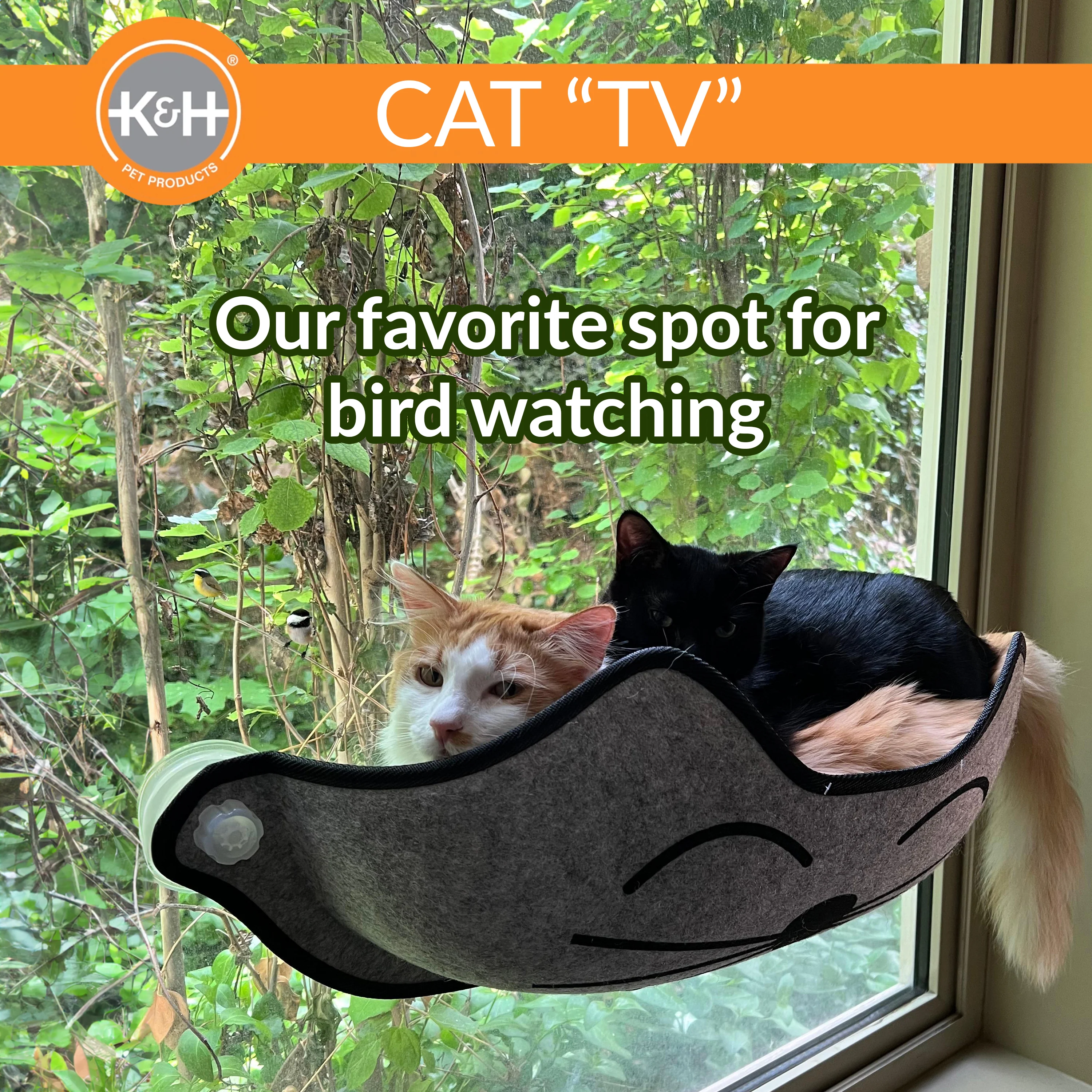 K&H EZ Mount Kittyface Window Bed - Image 3