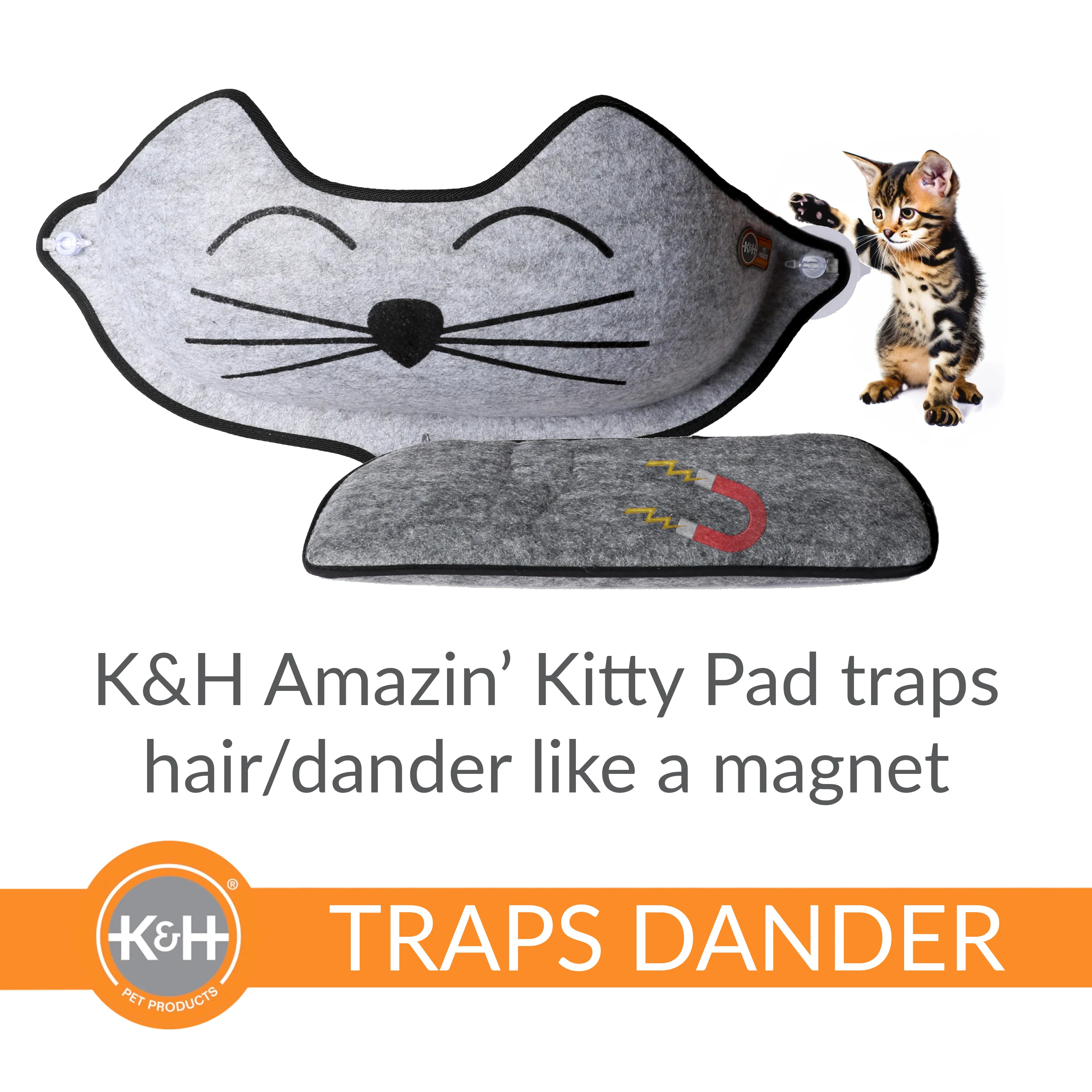 K&H EZ Mount Kittyface Window Bed - Image 5
