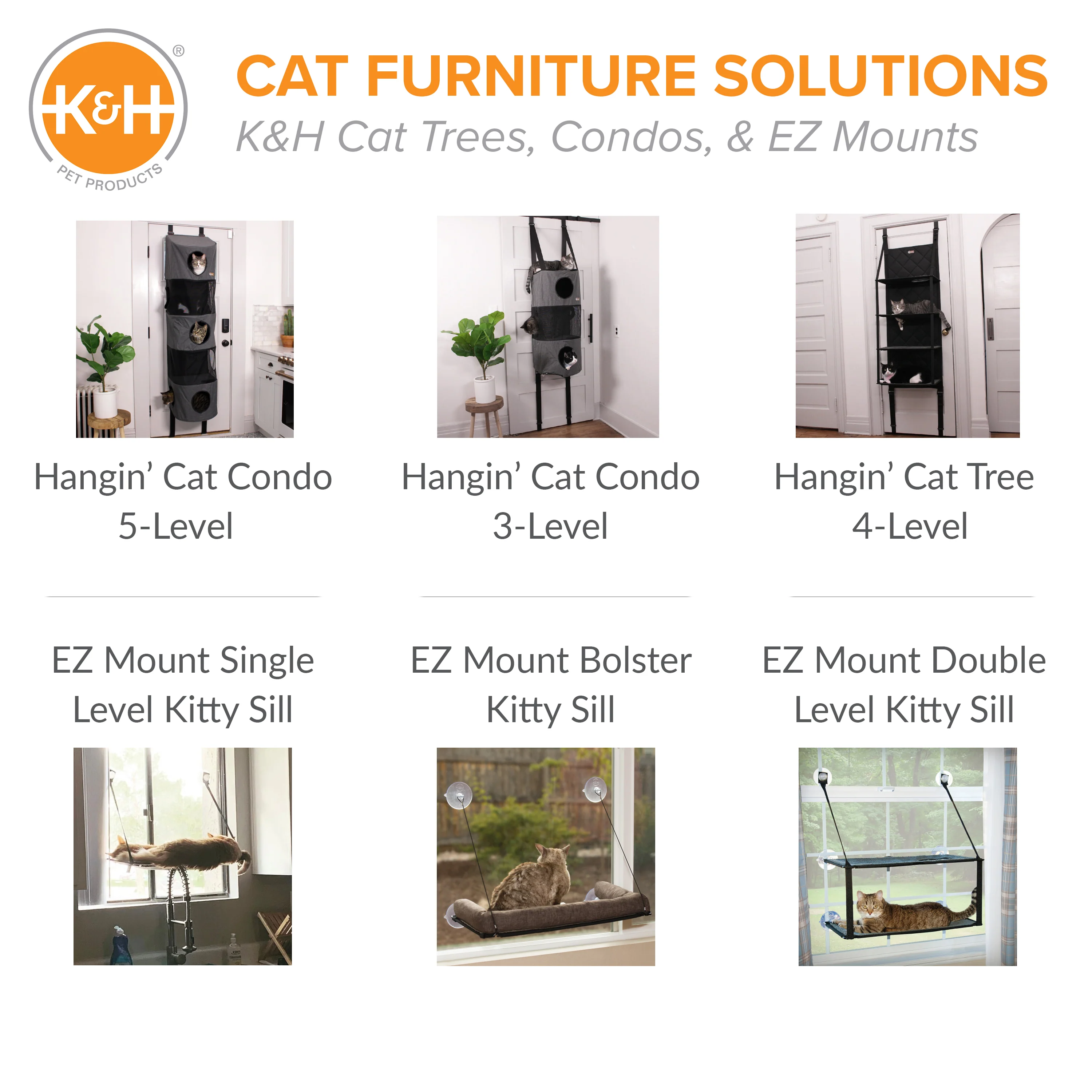 K&H EZ Mount Window Kitty Sill Quad Stack - Image 8