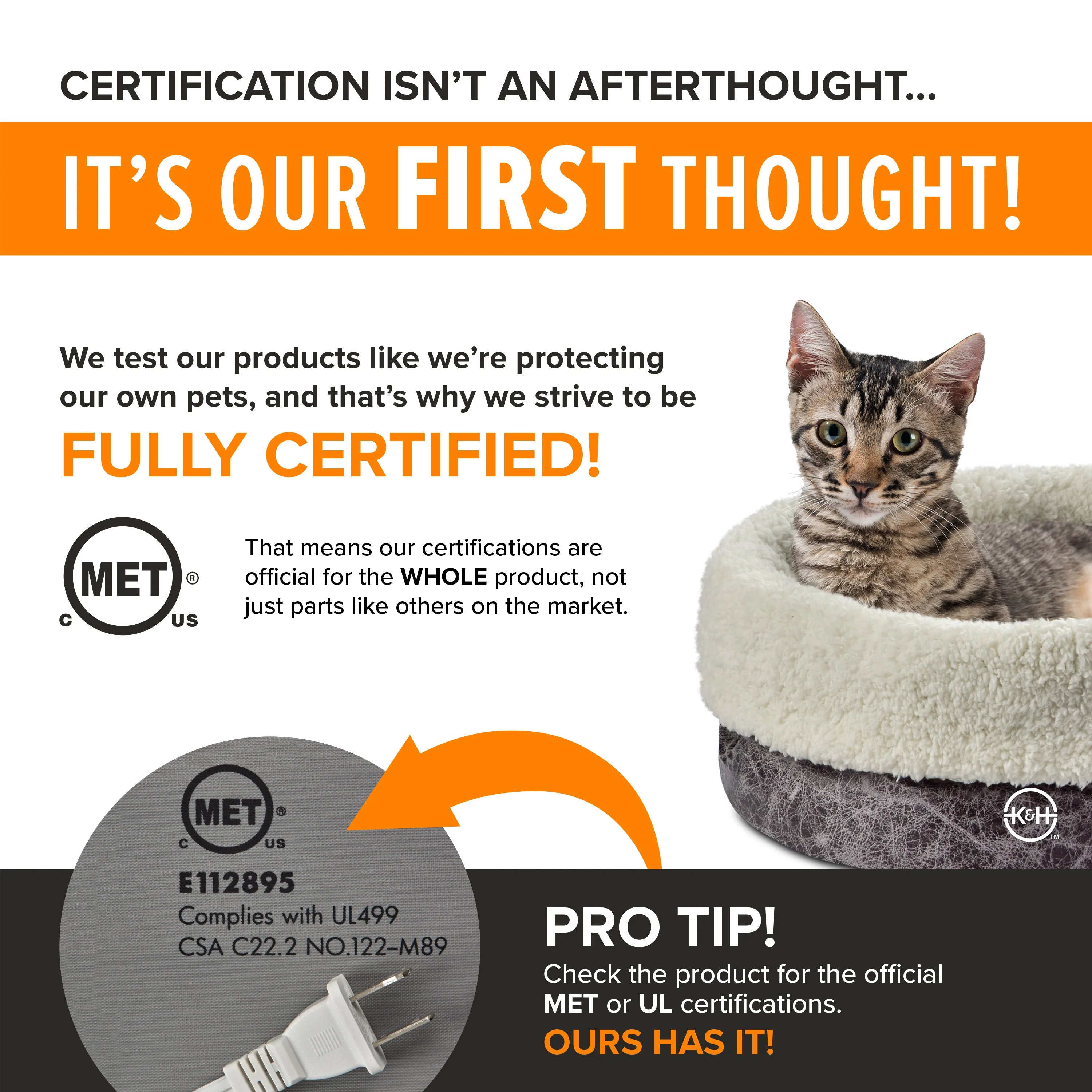 K&H Thermo Pet Cuddler Indoor Heated Donut Cat Bed - NEW PRODUCT RELEASE - Image 6