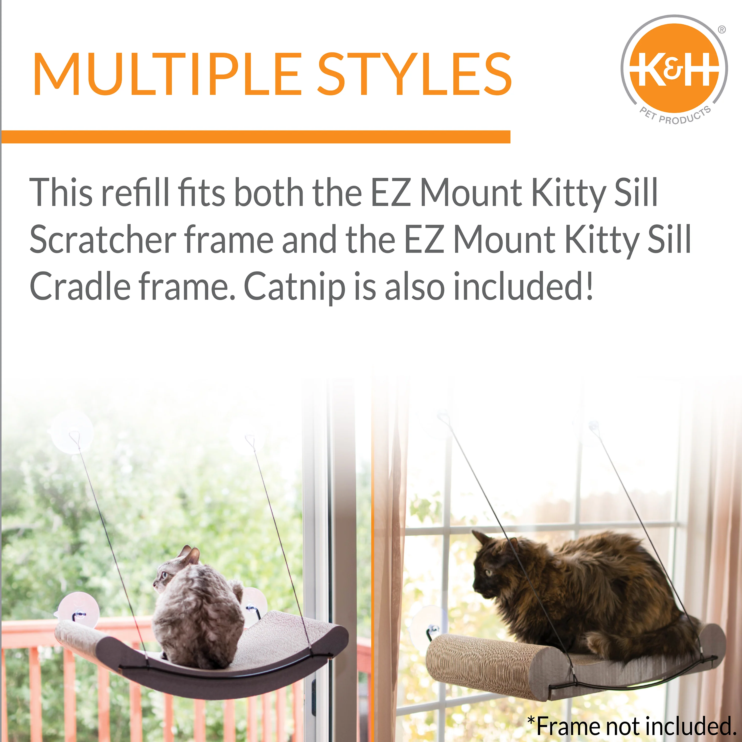 K&H EZ Mount Kitty Sill Cradle Scratcher - Refill Only - Image 4
