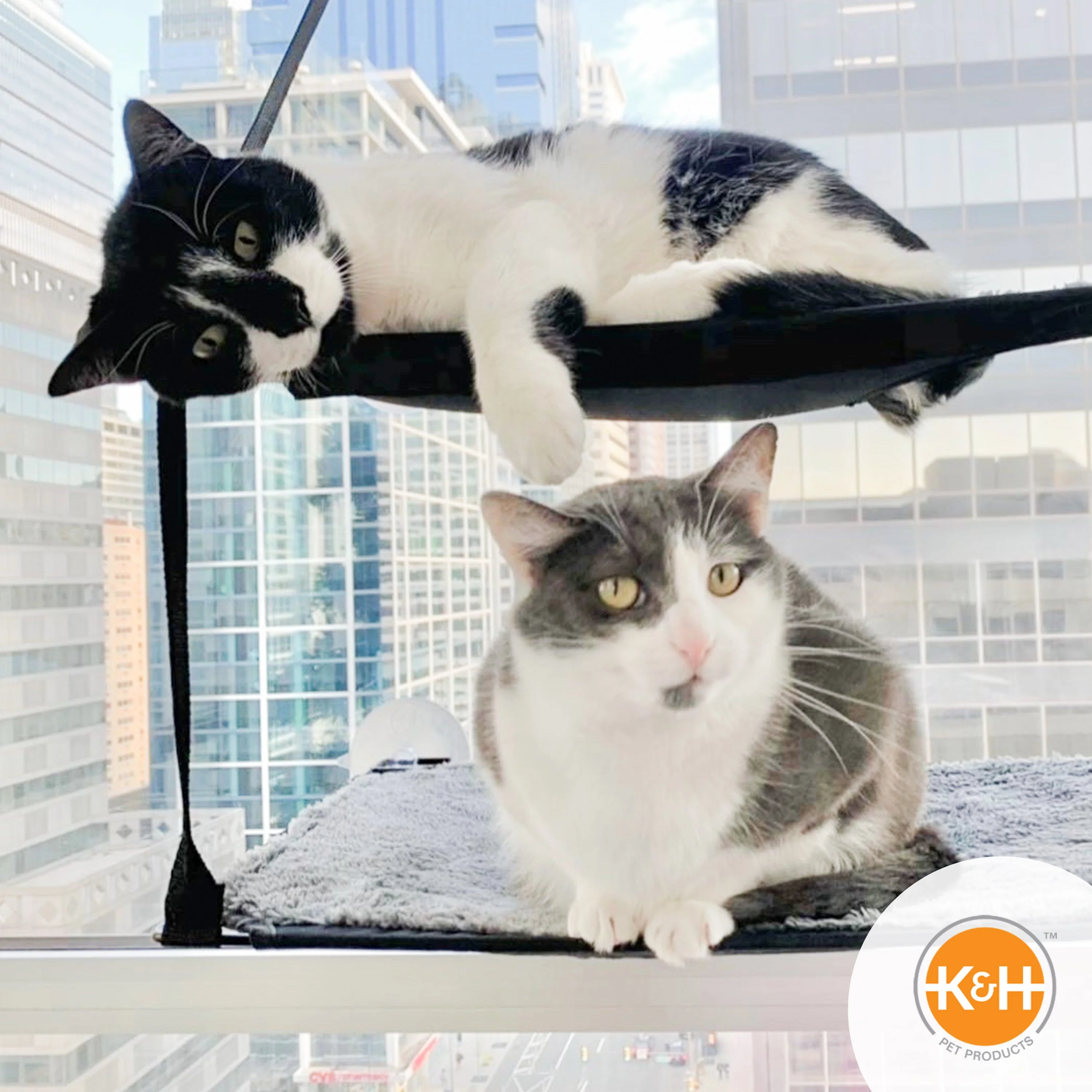 K&H EZ Mount Window Kitty Sill Double Stack - Image 12