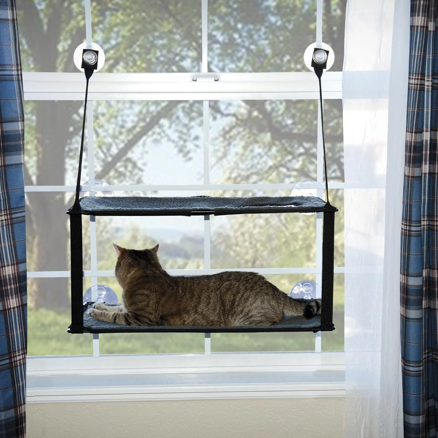 K&H EZ Mount Window Kitty Sill Double Stack - Image 14