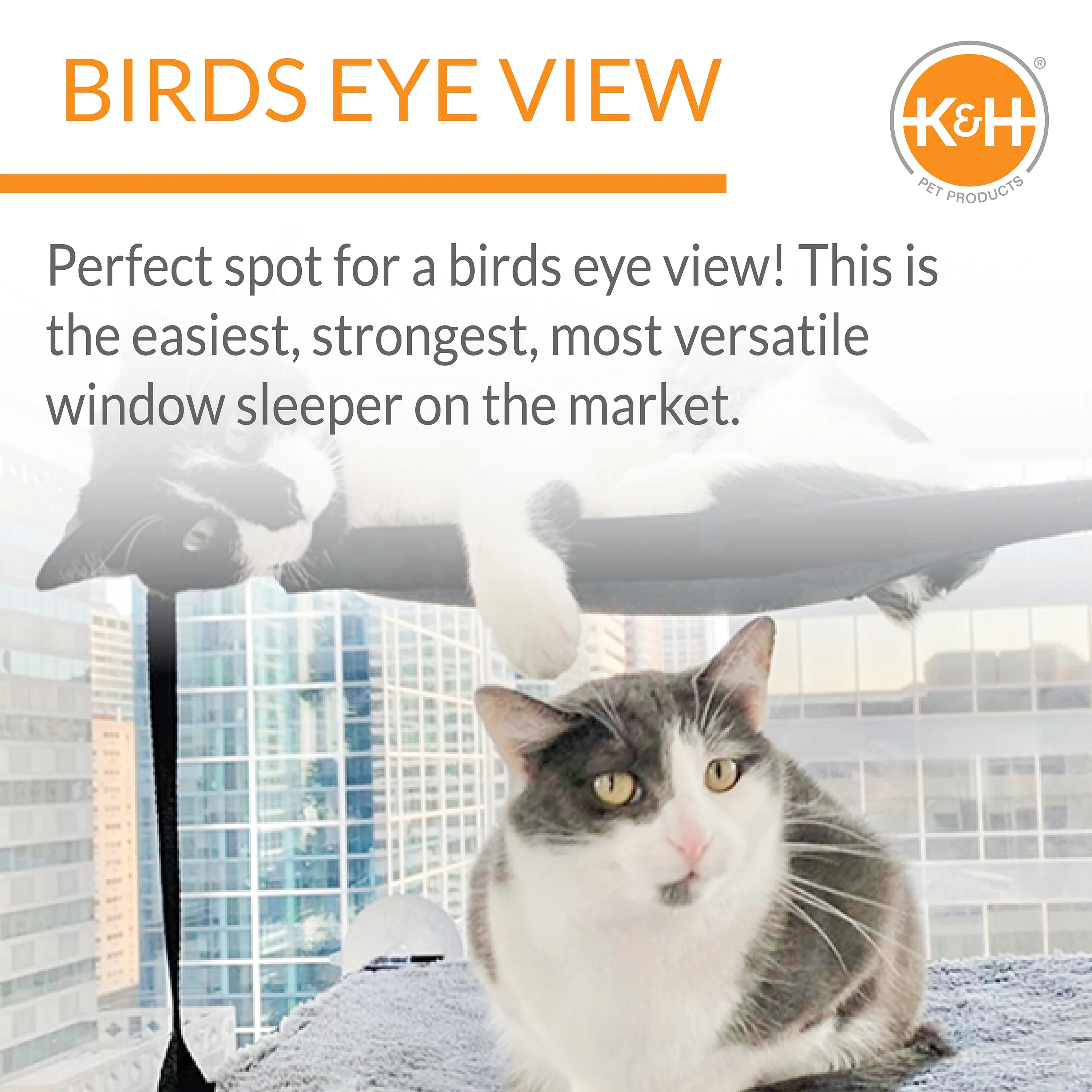 K&H EZ Mount Window Kitty Sill Double Stack - Image 5