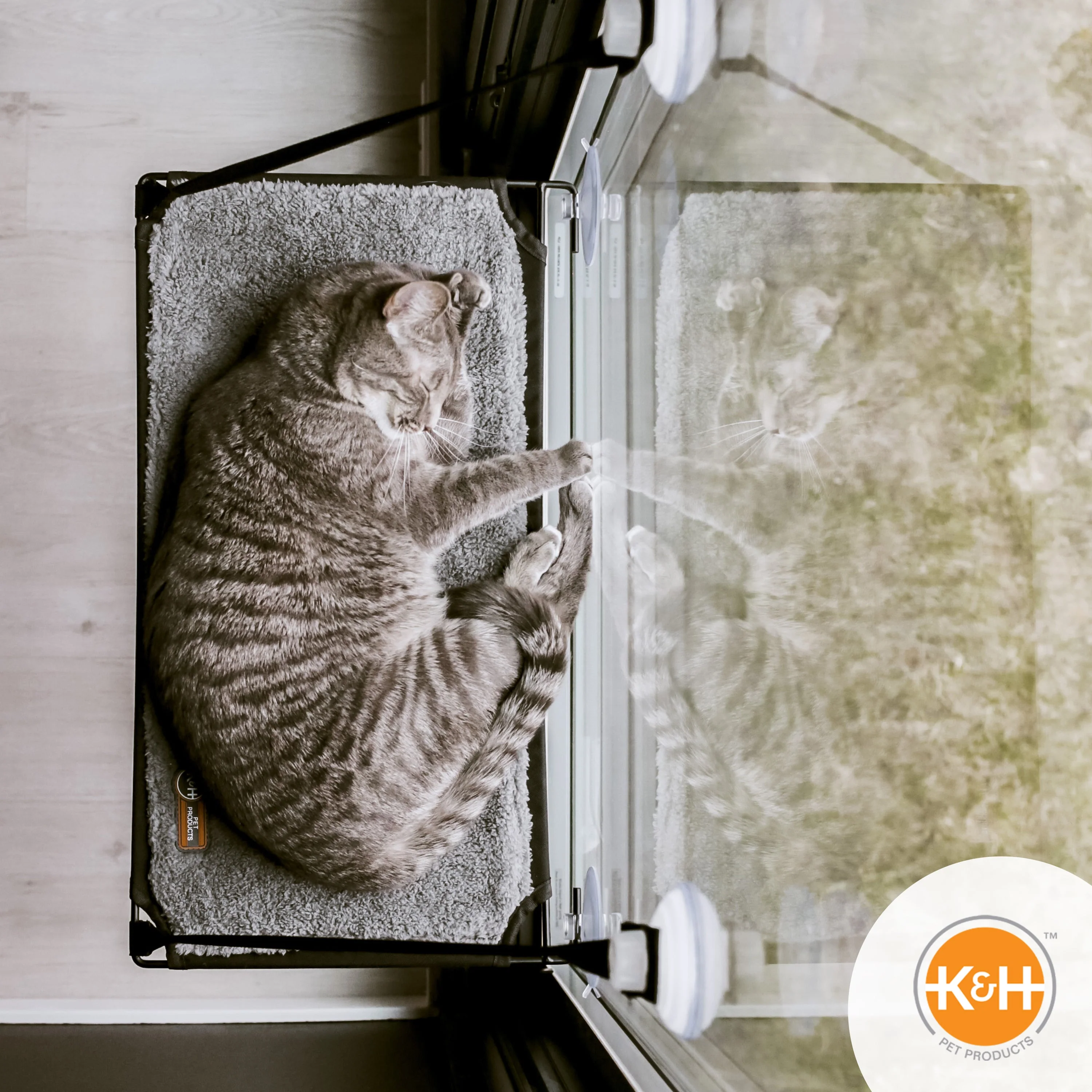 K&H EZ Mount Window Kitty Sill Single Level - Image 10
