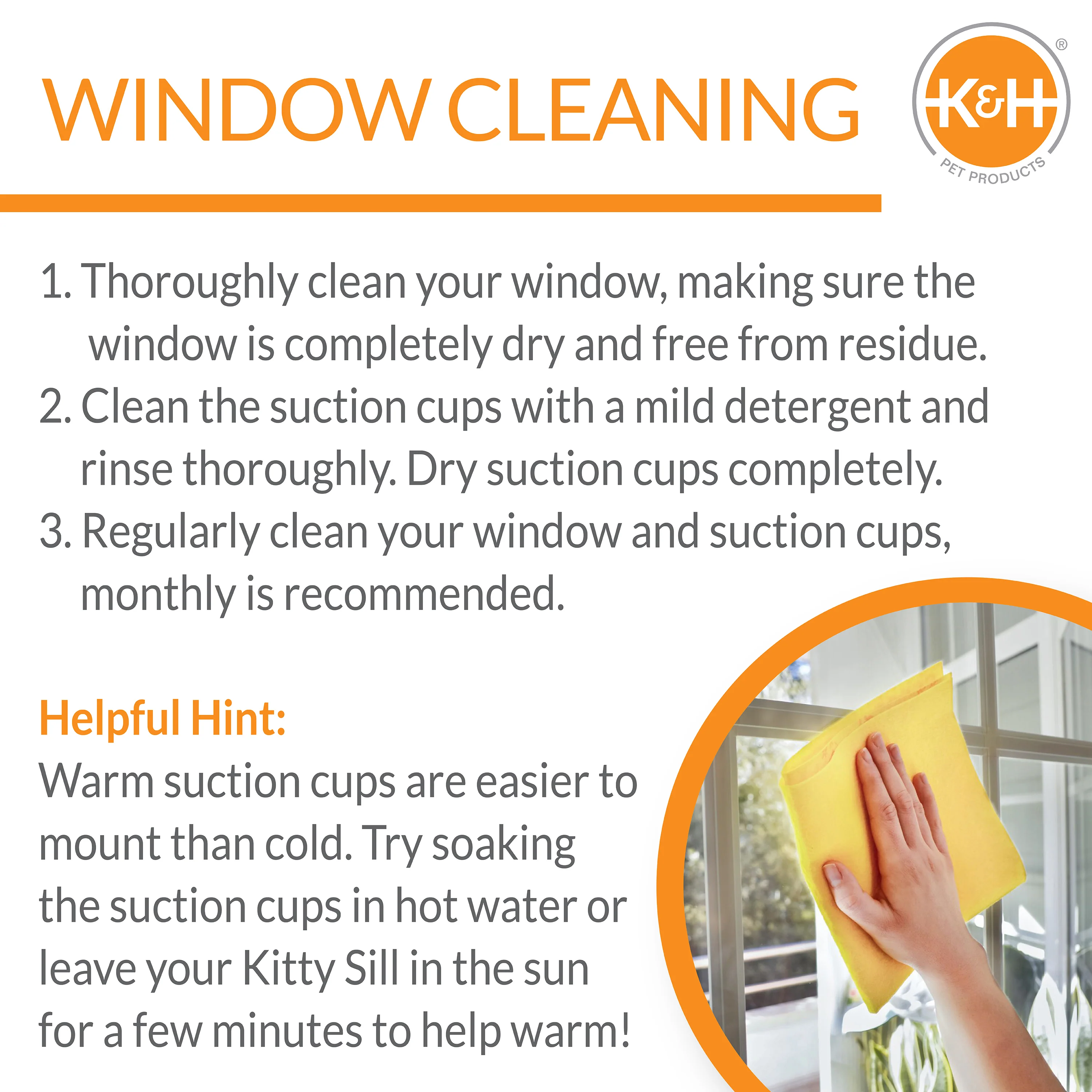 K&H EZ Mount Window Kitty Sill Double Stack - Image 8