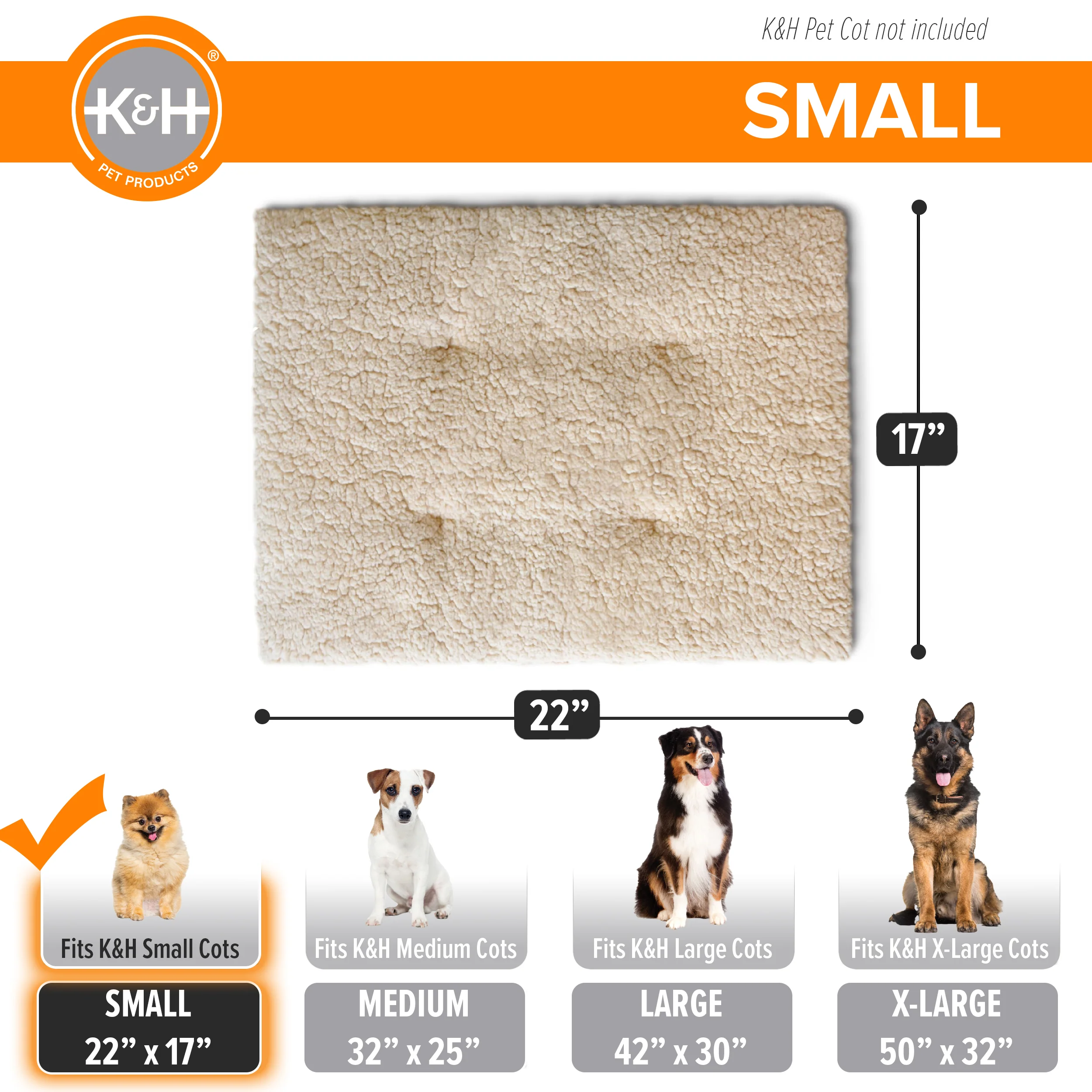 K&H Original Pet Cot Pad - Image 3
