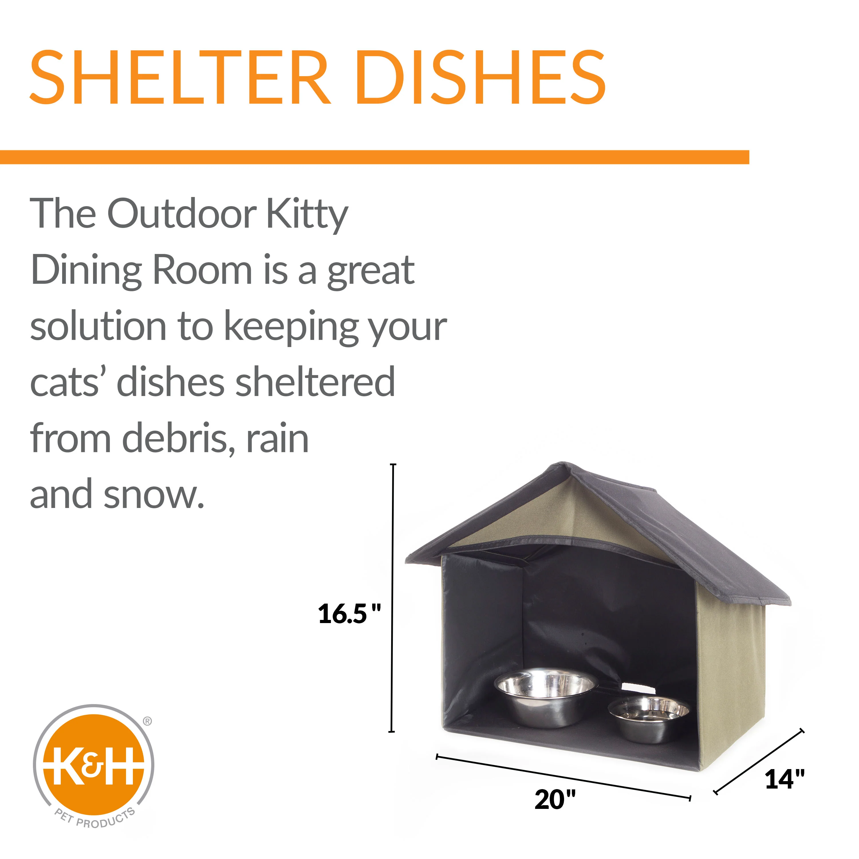 K&H Outdoor Kitty Dining Room - Image 3