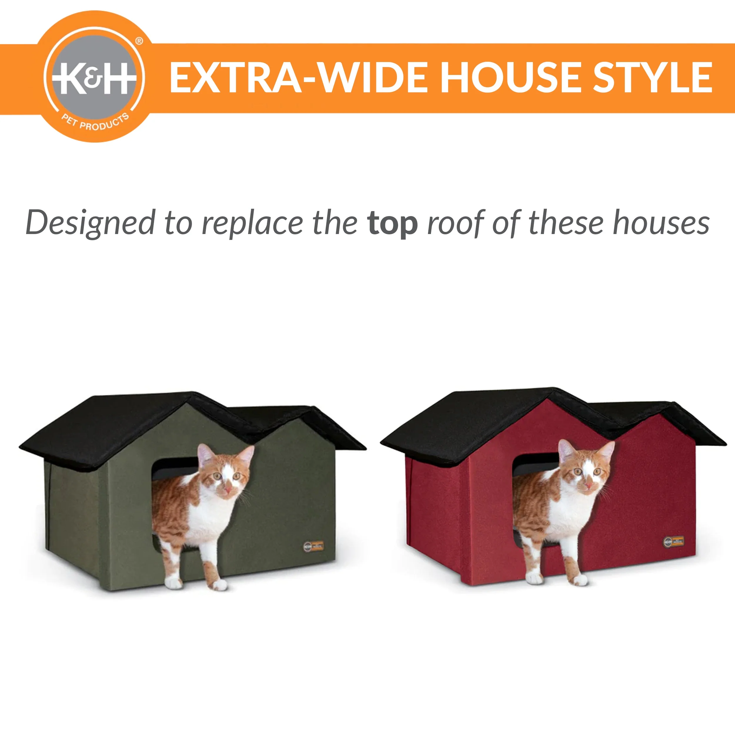 K&H Outdoor Kitty House Replacement Roof Tops - Image 5