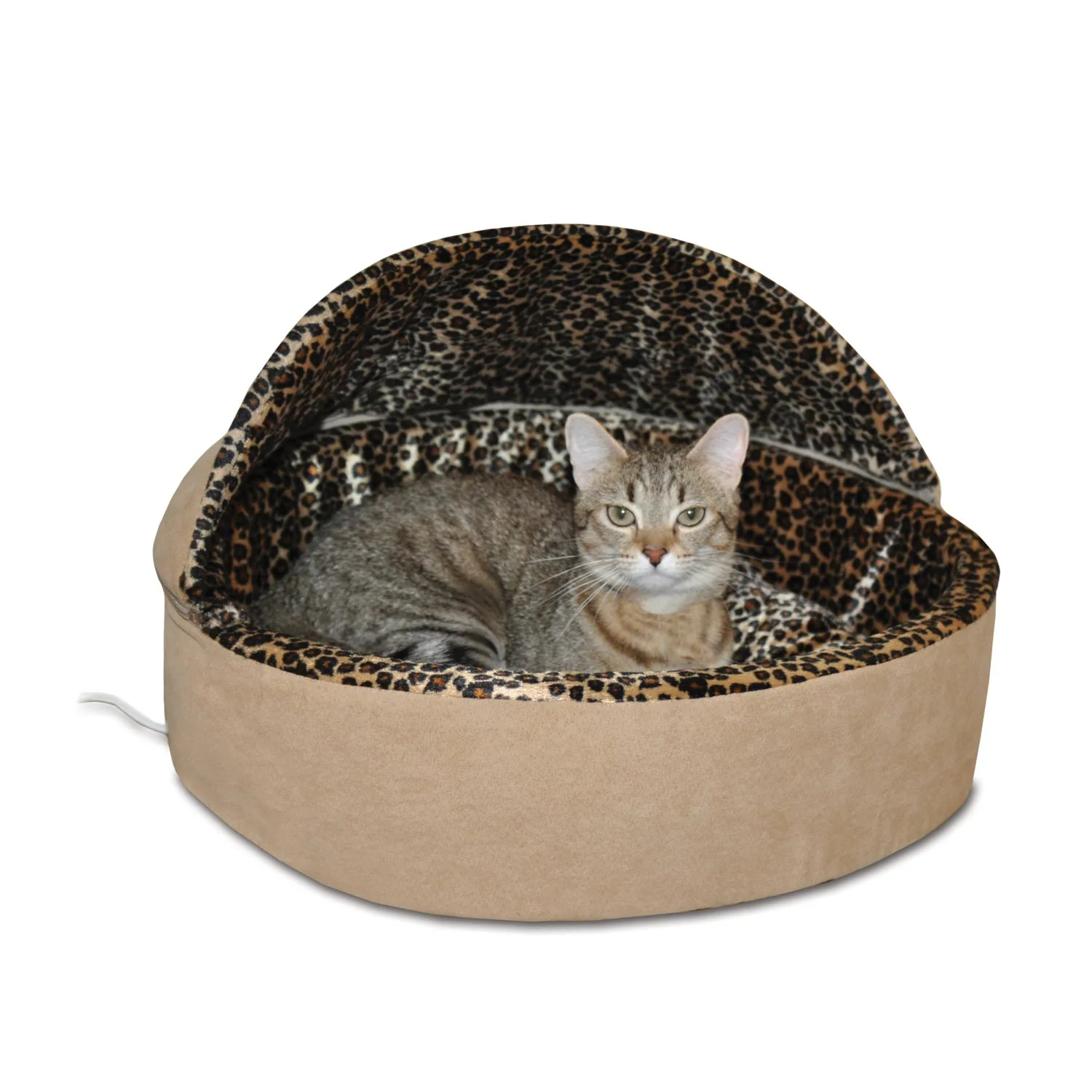 K&H Thermo-Kitty Bed Deluxe Hooded - Image 3