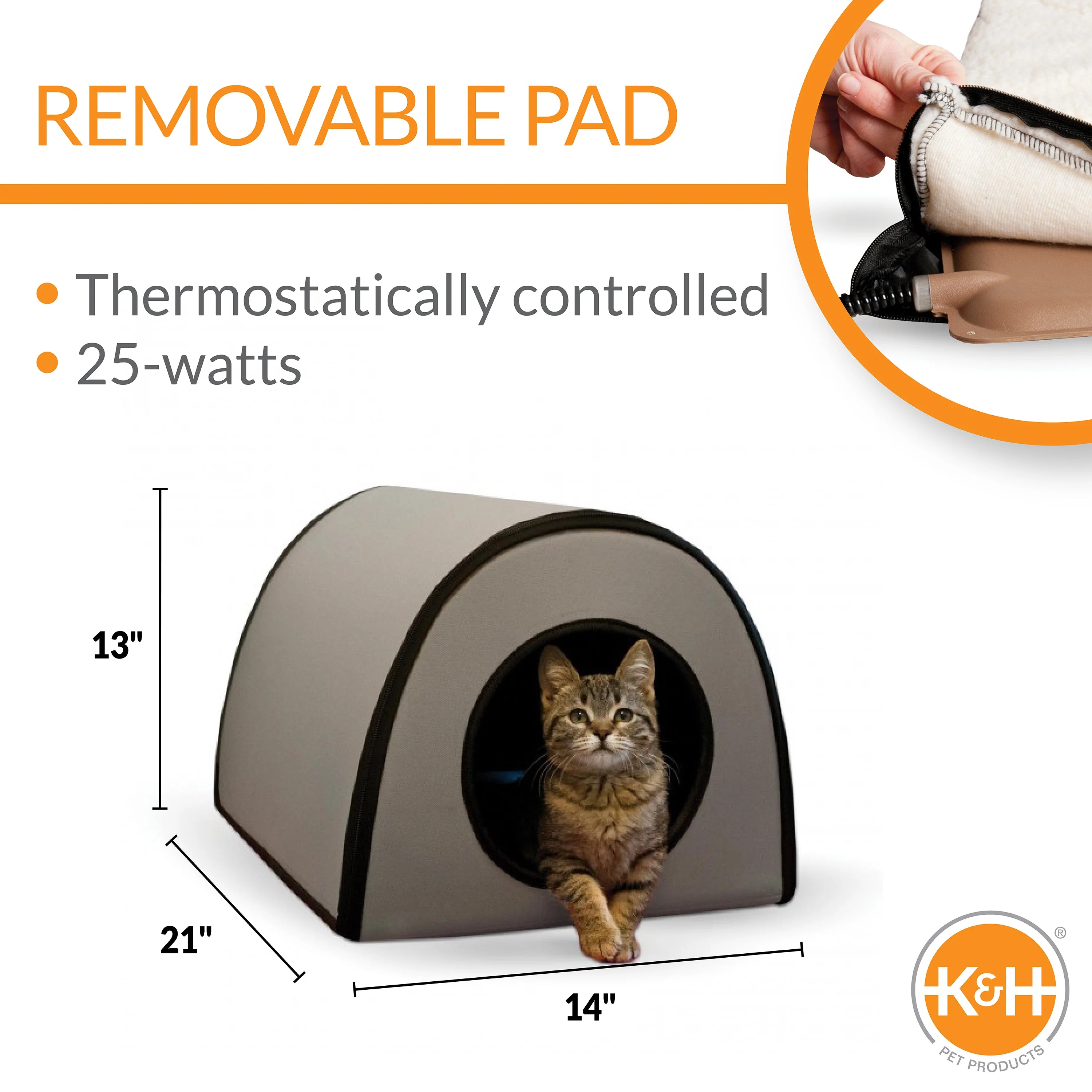 K&H Thermo Mod Kitty Shelter - Image 2