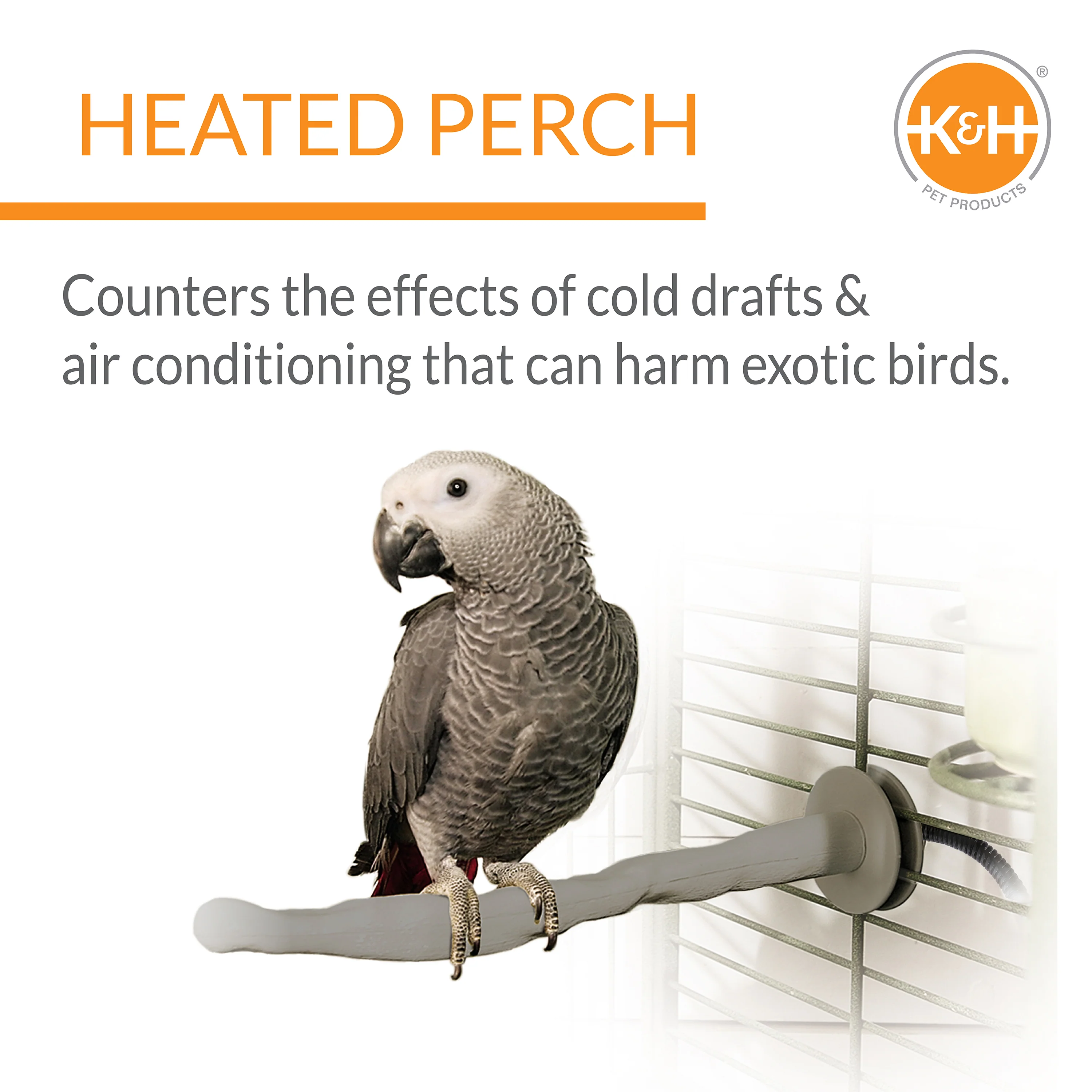 K&H Thermo-Perch Heated Bird Perch - Image 2