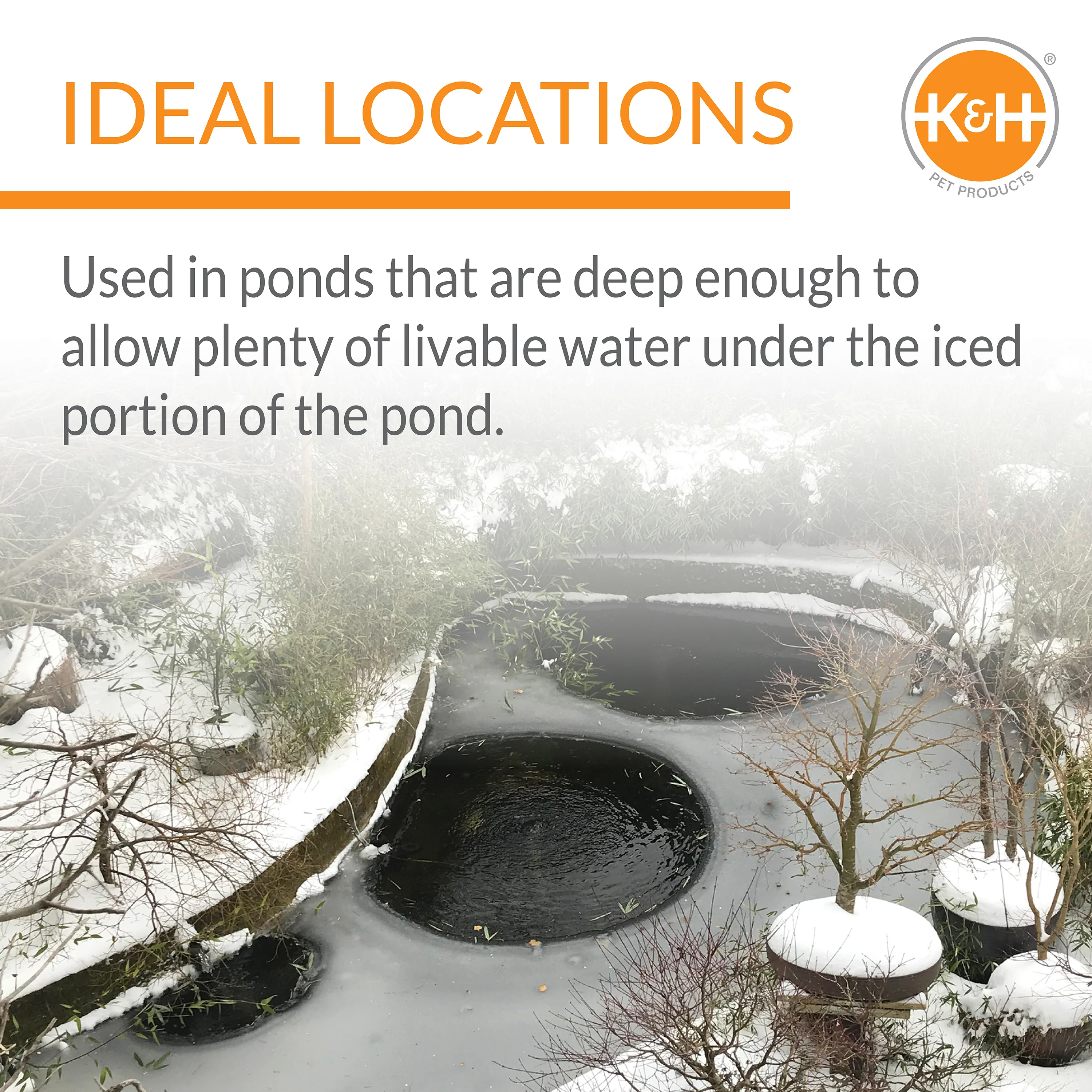 K&H Thermo-Pond 3.0 Pond Deicer - Image 4
