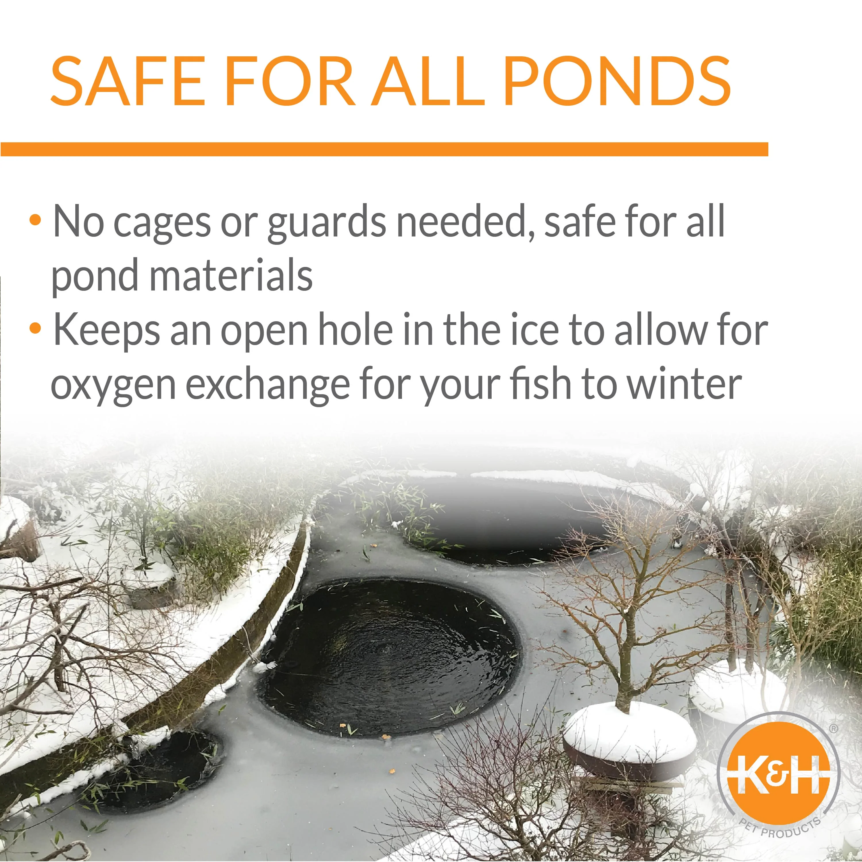K&H Thermo-Pond Perfect Climate Submersible Pond Deicer - Image 4