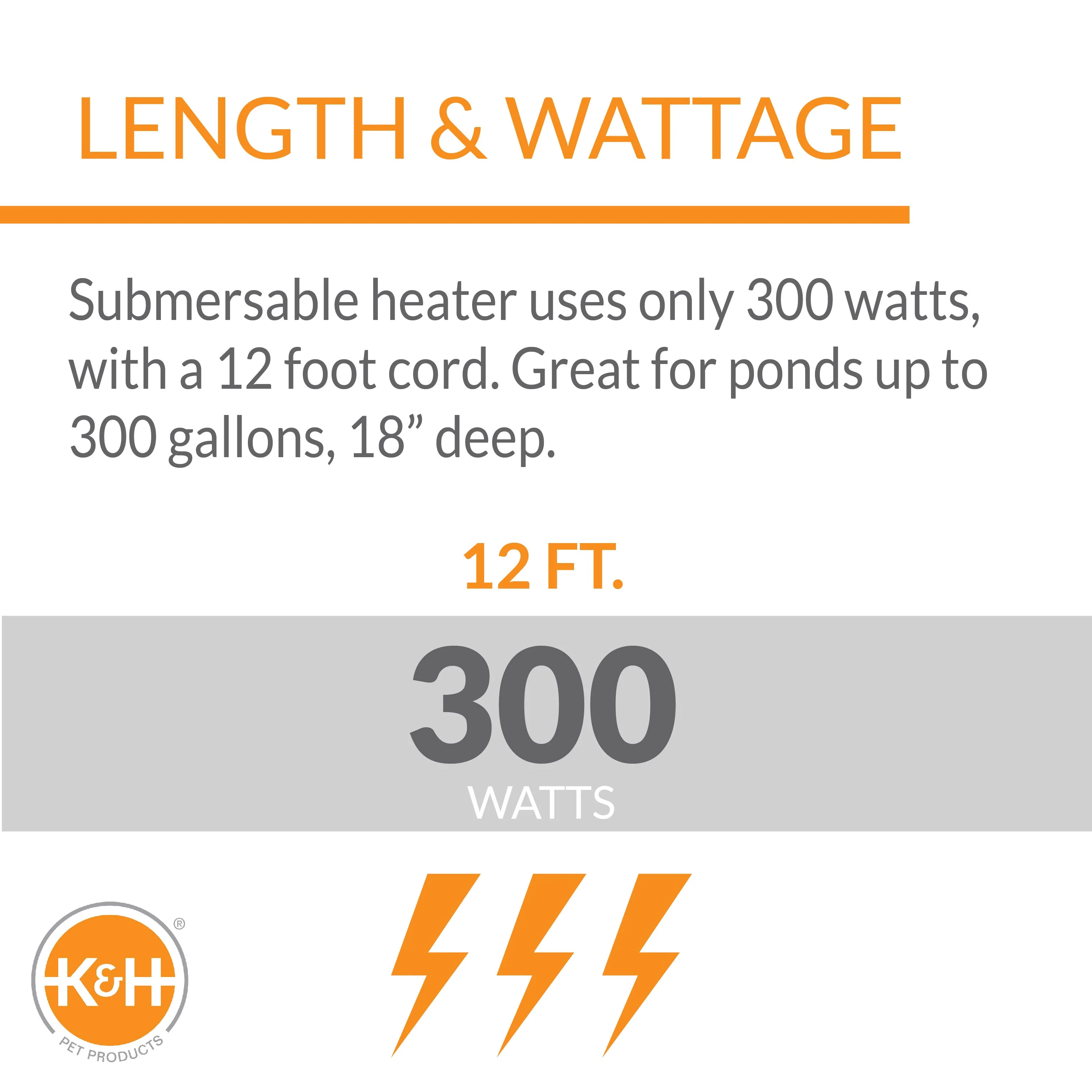 K&H Thermo-Pond Perfect Climate Submersible Pond Deicer - Image 6