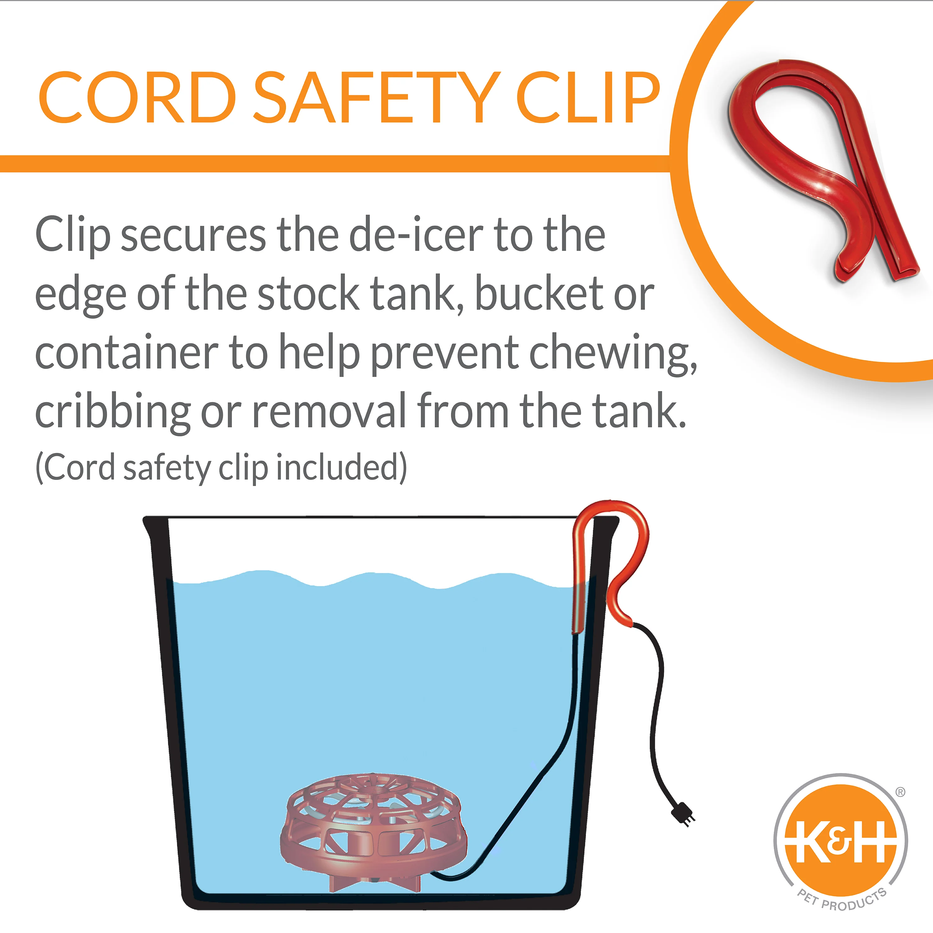 K&H Ultimate Bucket Heater with Cord Clip - Image 4