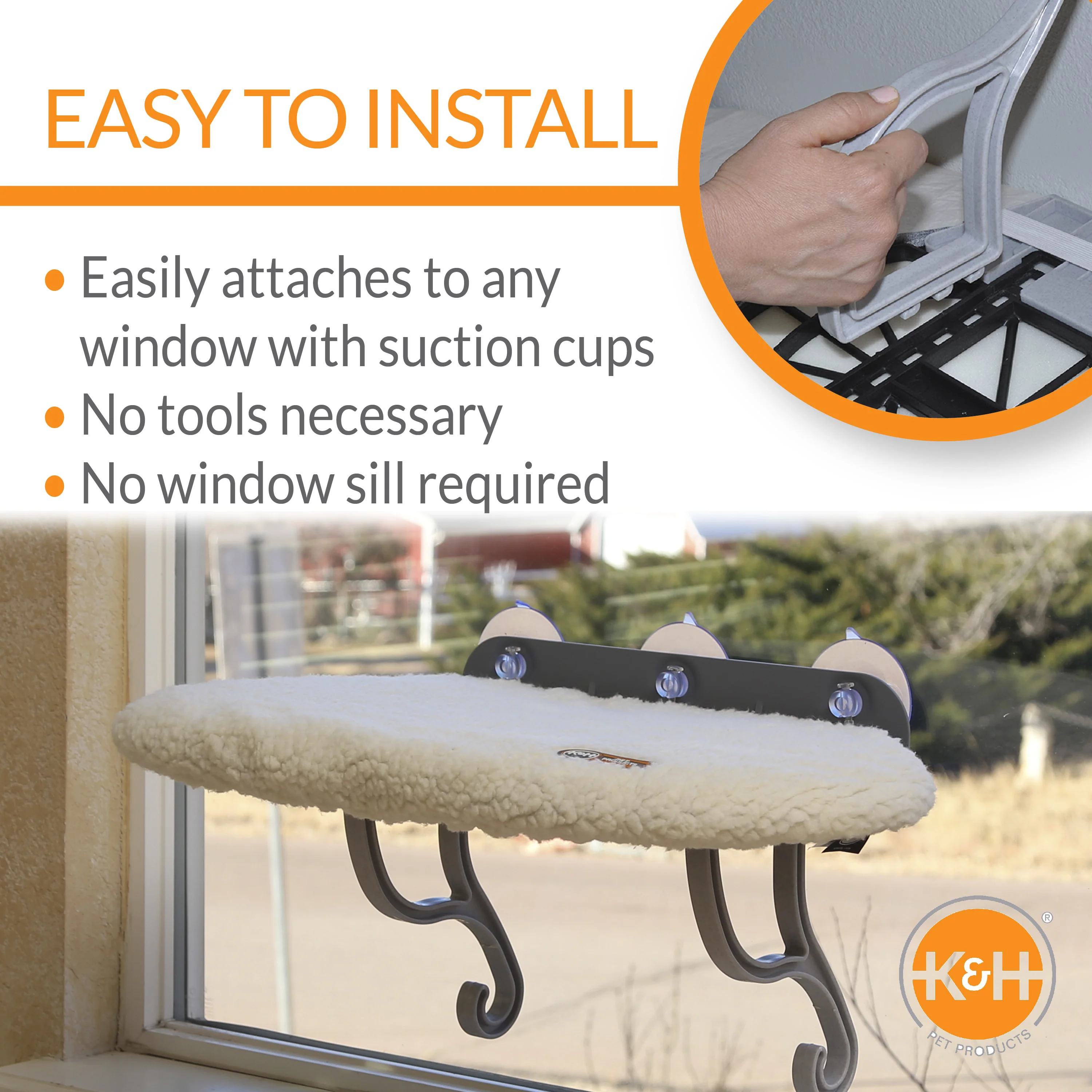 K&H Universal Mount Kitty Sill - Image 4